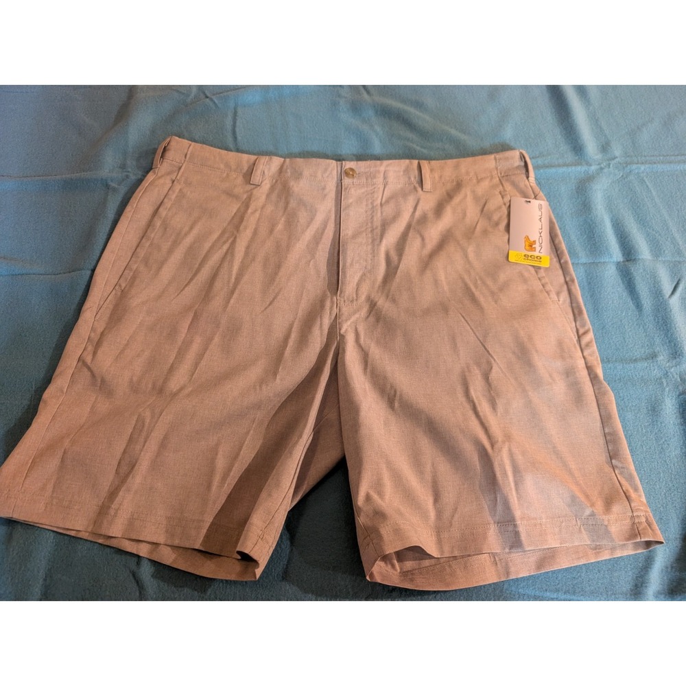 NEW Golfing Golf shorts Men's Jack Nicklaus Size 40 waist Tan Eco Choice SPF 50